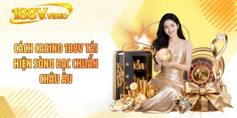 Cách casino 188V tái hiện sòng bạc chuẩn châu Âu