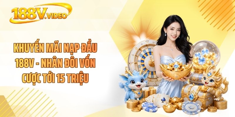 Khuyến Mãi Nạp Đầu 188V - Nhân Đôi Vốn Cược Tới 15 Triệu